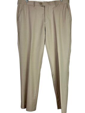 Giorgio Fiorelli Trouser, Men's Beige Dress Pants, Tailored Fit